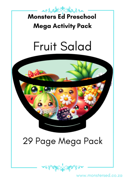 FRUIT SALAD Monsters Ed Preschool Mega Pack