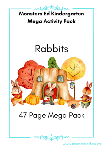RABBITS Monsters Ed Kindergarten Activity Pack1